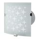 Ventilator axial, decorativ cu ecran din sticla, 125mm, alb, Vitro 1, Vents, IP24