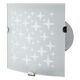 Ventilator axial, decorativ cu ecran din sticla, 150mm, alb, Vitro 1, Vents, IP24
