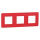 Rama decorativa aparataj modular Schneider, elipsa, 3x2M, rosu-alb, Noua Unica, NU280613