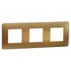 Rama decorativa aparataj modular Schneider, elipsa, 3x2M, aramiu-alb, Noua Unica, NU280657M