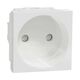 Priza modulara 2P Schneider, alb, 2M, Noua Unica, NU303318