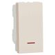 Intrerupator modular cu LED Schneider, bej, 1M, 16A, Noua Unica