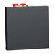 Intrerupator modular cap cruce Schneider, antracit, 2M, 10A, Noua Unica