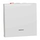 Intrerupator modular cu revenire Schneider, alb, antibacterian, cu LED, 2M, 10A, Noua Unica, NU320620N