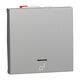 Intrerupator modular cu revenire Schneider, aluminiu, cu simbol sonerie, cu LED, 2M, 10A, Noua Unica, NU320630CN