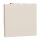 Intrerupator modular cu revenire Schneider, bej, 2M, Noua Unica, NU320644