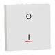 Intrerupator modular bipolar cu LED Schneider, alb, 2M, Noua Unica, NU326218S