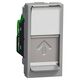Priza modulara UTP RJ45 Schneider, cat.6, aluminiu, 1M, Noua Unica, NU341430