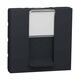 Priza modulara UTP RJ45 Schneider, cat.6, antracit, 2M, Noua Unica, NU341554