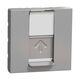 Priza modulara FTP RJ45 Schneider, cat.6, aluminiu, 2M, Noua Unica, NU341930