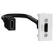 Priza modulara HDMI Schneider, alb, 1M, Noua Unica, NU343018