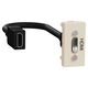 Priza modulara HDMI Schneider, bej, 1M, Noua Unica, NU343044