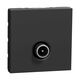  Priza modulara TV Schneider, antracit, 2M, tata, individuala, Noua Unica, NU346254