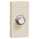  Priza modulara TV Schneider, bej, 1M, cablu coaxial tip F, Noua Unica, NU346844