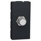  Priza modulara TV Schneider, antracit, 1M, cablu coaxial tip F, Noua Unica, NU346854