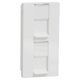 Priza modulara UTP RJ45 Schneider, 2xRJ45, cat.6a, alb, 4M, Noua Unica, NU348418