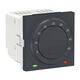 Termostat modular Schneider, pentru incalzire in pardoseala, antracit, 2M, Noua Unica, NU350354