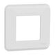 Rama decorativa aparataj modular Schneider, elipsa, 2M, alb antibacterian, Noua Unica, NU400220