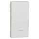 Clapeta pentru intrerupator modular Schneider, alb, cu LED, 1M, Noua Unica
