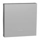 Clapeta pentru intrerupator modular Schneider, aluminiu, cu LED, 2M, Noua Unica