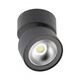 Spot LED, mobil, tip plafoniera, rotund, negru, 15W, aplicat, 4000K, IP20, GTV