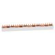 Bareta de alimentare (busbar) Elkat, 3P, tip furca, 18 module, 63A, 0110031418