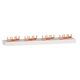 Bareta de alimentare (busbar) Elkat, 3P, tip furca, 18 module, 80A, 0112030218