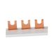 Bareta de alimentare (busbar) Elkat, 1P, tip furca, 2 module, 100A, 0116010302