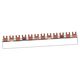 Bareta de alimentare (busbar) Elkat, 4P, tip furca, 18 module, 100A, 0116042018