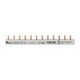 Bareta de alimentare (busbar) Elkat, 2P, tip pin, 12 module, 63A, 0210020312