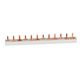 Bareta de alimentare (busbar) Elkat, 3P, tip pin, 57 module, 63A, 0210030357