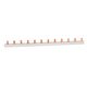 Bareta de alimentare (busbar) Elkat, 1P, tip pin, 12 module, 100A, 0216010712