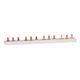 Bareta de alimentare (busbar) Elkat, 3P, tip pin, 12 module, 100A, 0216030812