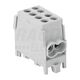 Clema de derivatie Tracon, 2P, fixare pe sina DIN, 16/25mmp, gri, FLECU-25-16-2