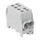 Clema de derivatie Tracon, 2P, fixare pe sina DIN, 25/35mmp, gri, FLECU-35-25-2