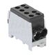Clema de derivatie Tracon, 2P, fixare pe sina DIN, 25/35mmp, negru, FLECU-35-25-2F