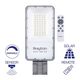 Corp de iluminat stradal LED, solar, 100W, gri, 6500K, IP65, Braytron, BT43-15032