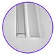 Dispersor pentru profil banda LED, 2ml, ingust, transparent, Lumen, 05-30-05512