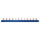 Bareta de alimentare (busbar) Elkat, 1P, nul, tip pin, 13 module, 63A, 0210012112