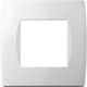 Rama decorativa aparataj modular TEM, elipsa, 2M, alb mat, Soft, OS20MW