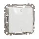 Mecanism intrerupator bipolar cu simbol Schneider, incastrat, alb, Sedna Design, SDD111162