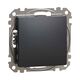 Mecanism intrerupator cap scara Schneider, incastrat, antracit, IP20, Sedna Design, SDD114106