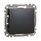 Mecanism intrerupator cap cruce Schneider, incastrat, antracit, IP20, Sedna Design, SDD114107
