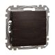 Mecanism intrerupator cap scara Schneider, incastrat, wenge, IP20, Sedna Design, SDD181106