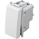 Intrerupator modular cap cruce TEM, alb mat, 1M, Modul