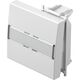 Clapeta pentru intrerupator modular TEM, alb mat, cu inscriptionare, 2M, Modul