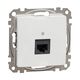Mecanism priza RJ45 UTP cat.5e, incastrat, alb, Sedna Design, Schneider, SDD111451
