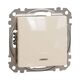 Mecanism intrerupator cap cruce Schneider, incastrat, bej, IP20, Sedna Design, SDD112107L