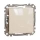 Mecanism intrerupator cap scara 10A Schneider, incastrat, bej, IP20, Sedna Design, SDD112116