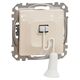 Mecanism intrerupator cu revenire Schneider, incastrat, bej, Sedna Design, SDD112122
